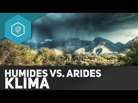 Humides und Arides Klima - Fachwörter zu Klima & Wetter 1