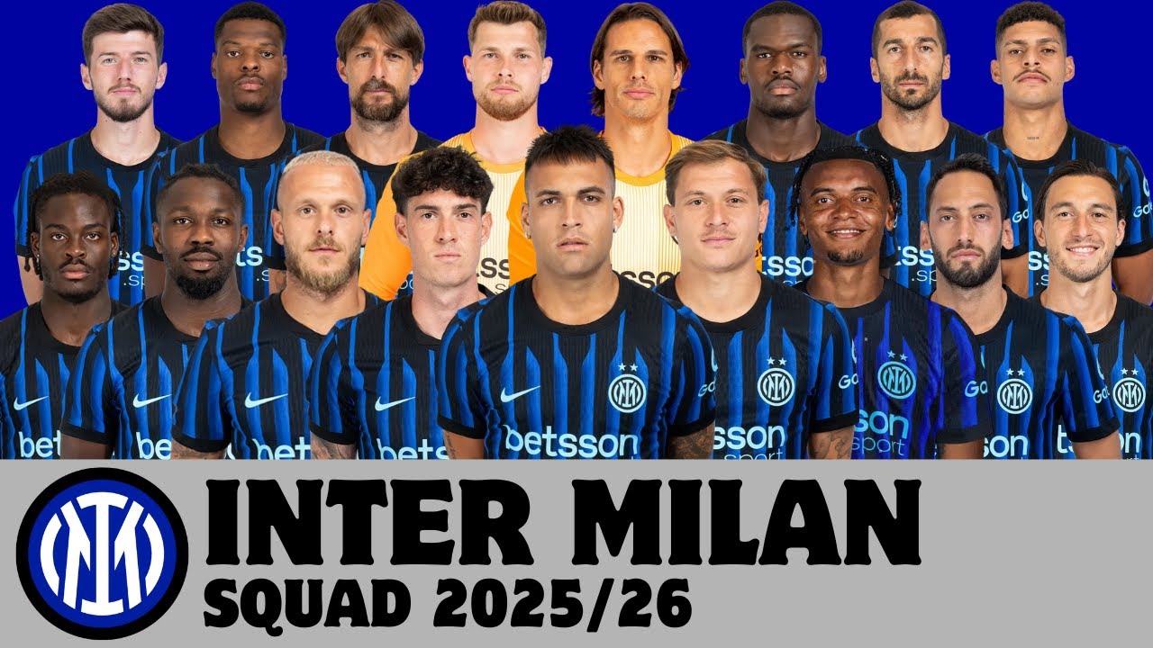 Inter Milan Full Squad For Season 2025/26 | Internazionale Milano | FootWorld