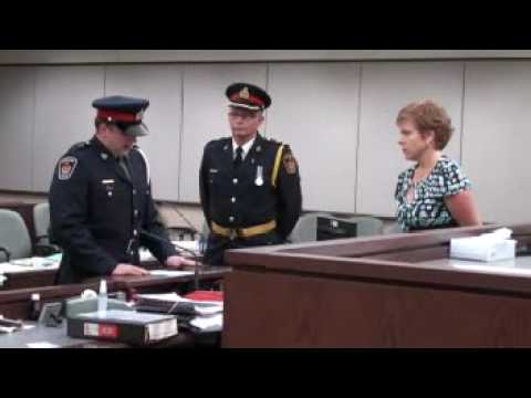Swearing In Of New Chatham Kent Police Officers 