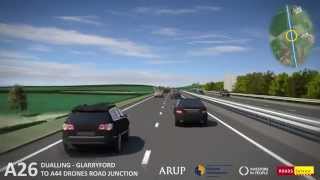 A26 DUALLING   with music for the road