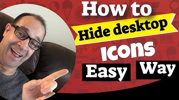 𝗛𝗼𝘄 𝗧𝗼 Hide Desktop Icons The Easy Way On Windows 10