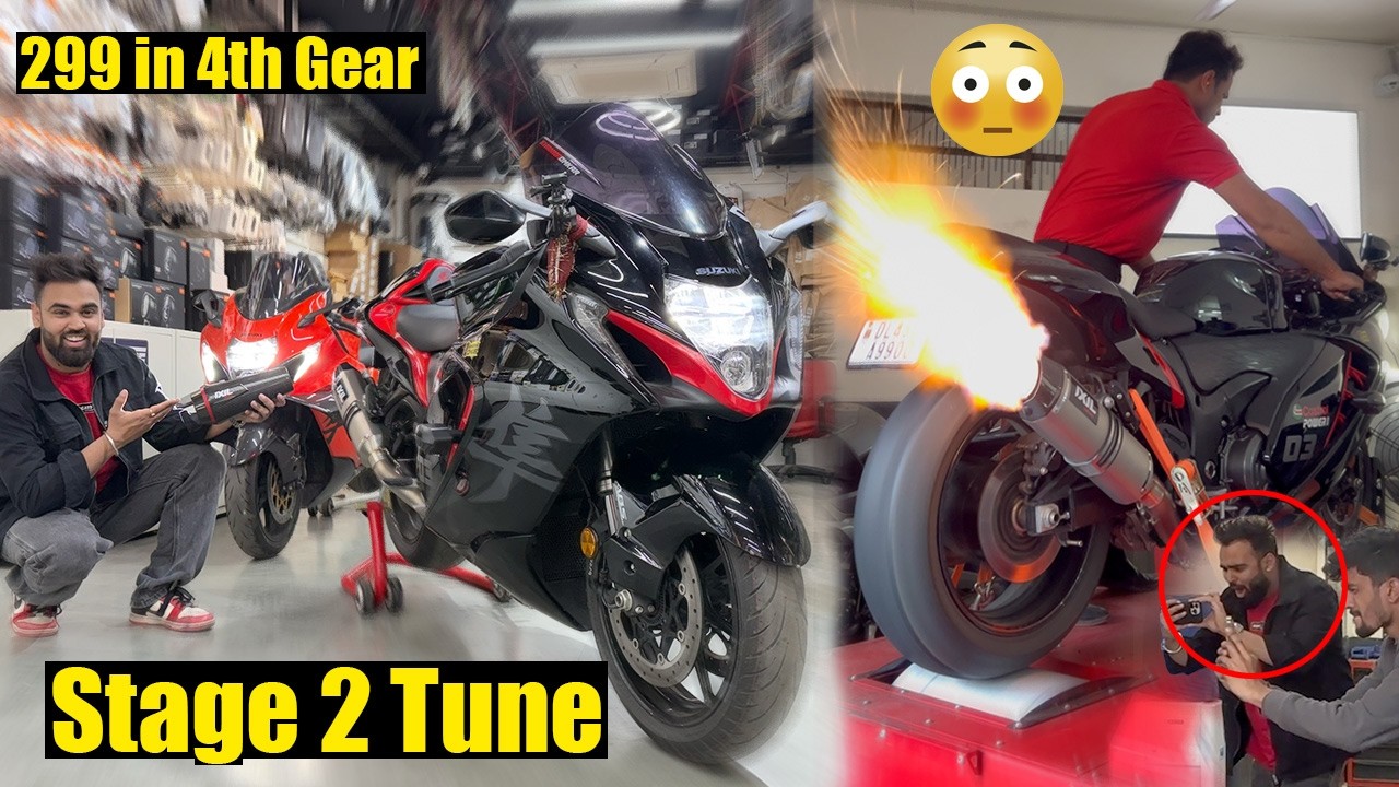4th Gear me 300😳ki speed😟Hayebusa ka Ecu Remape Ho gya Stage 2🥵