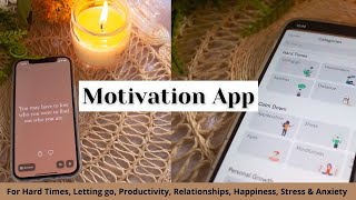 ☆ Motivation App for Hard Times, Breakups, Self Esteem, Productivity, Anxiety & More! screenshot 3