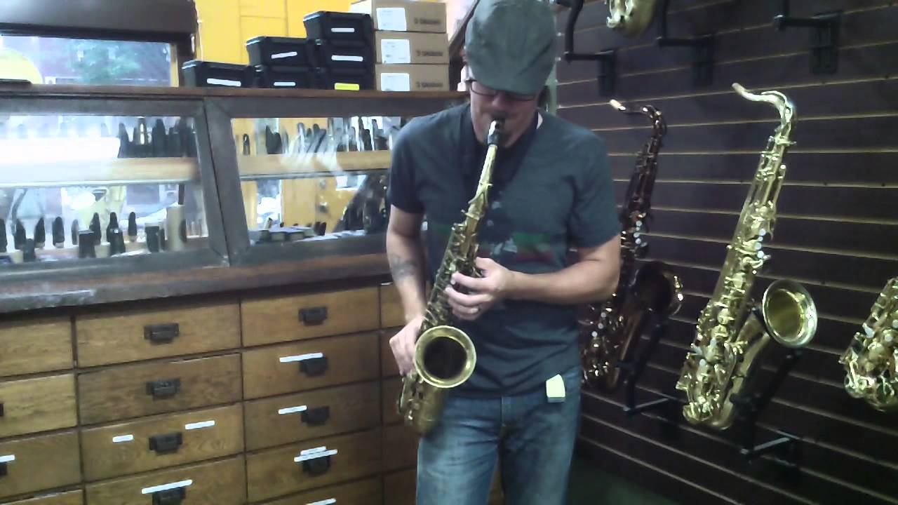 Selmer SBA Alto SN37041 played by Ben Reece of Saxquest