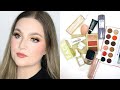 Full Face of South African Beauty Brands | Golden Makeup look | JUSTINE JUZ