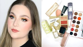 Full Face of South African Beauty Brands | Golden Makeup look | JUSTINE JUZ