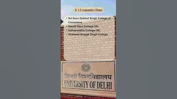 B.A Economics Hons | Delhi University | Du Preference List | Cuet 2025 #cuetug2025