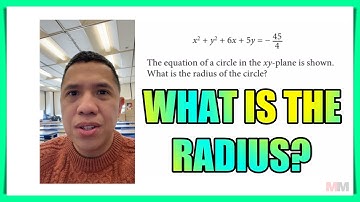 Find the Radius Equation of a Circle SAT Math Problem