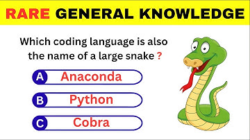 99% People Fail 20 Rare General Knowledge Questions & Answers | The Ultimate Rare GK Quiz Challenge