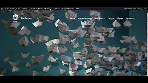 WordPress: Hoe maak je de homepage met een grote (hero)afbeelding voorzien van je header menu