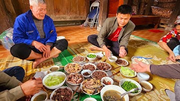 Đại tiệc Tất Niên Tết 2025 nhà Bác Chản bạn Quyết ông Bà Cô Đơn 90 tuổi. Nguyễn Tất Thắng