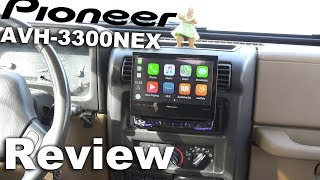 Pioneer AVH 3300NEX In‑dash DVD Receiver Pioneer Single DIN  7' Flip Up Display