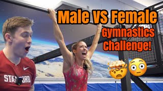 Male vs. Female Gymnastics Challenge! 🤸🏼‍♂️ (Ft. Sophialand)