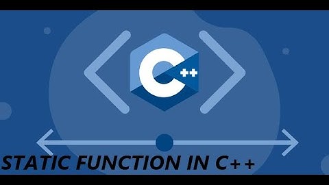 Static Functions in OOP | C++ | Lecture # 26