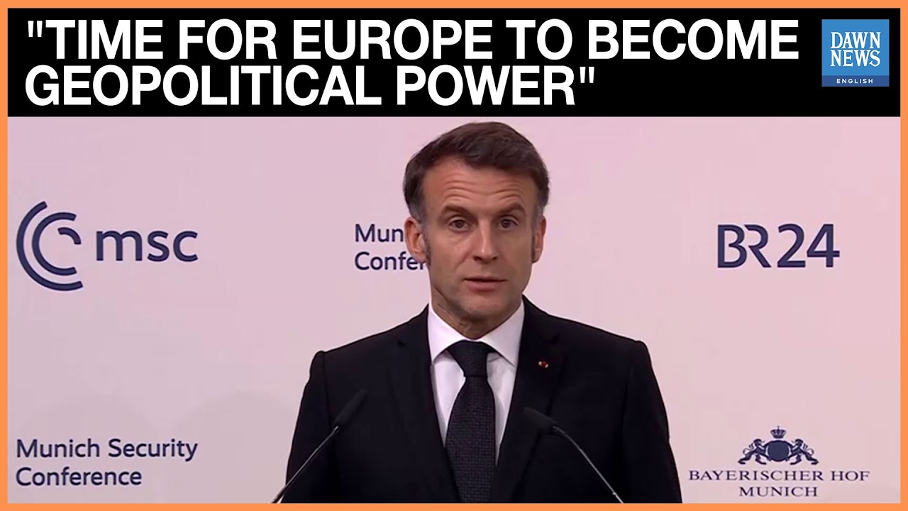 Time For Europe To Become Geopolitical Power, Says France's Macron