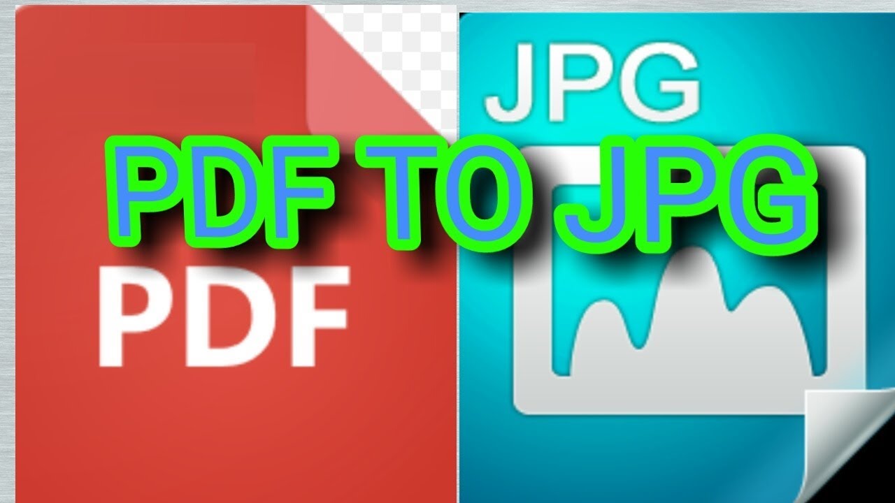 Pdf to jpg - YouTube