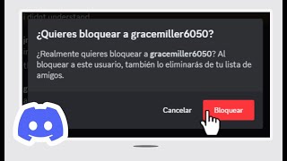 COMO BLOQUEAR O DESBLOQUEAR UN CONTACTO EN DISCORD (PC) COMO BLOQUEAR O DESBLOQUEAR UN CONTACTO EN DISCORD (PC)