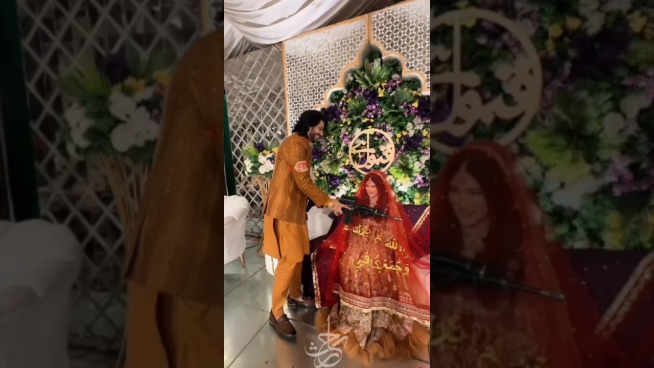 Haris wedding /firing on wedding/shadi Mai yah kia ho raha hy /