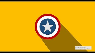 Captain America Marvel Hero Logo Design  tutorial
