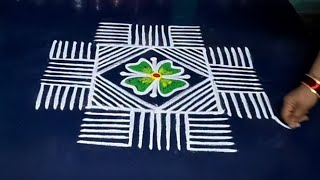 Traditional padi kolam design 🌺 Easy festival rangoli design 🌺 Friday muggulu 