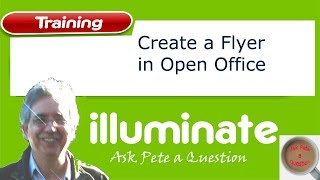 Create A Flyer Using Open Office Youtube