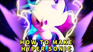 How To Recreate Hyper Sonic In Plush Form