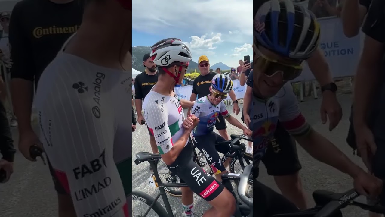 The smiles say it all for Remco Evenepoel and his team after he won Stage 15 on the Tour de France❤️