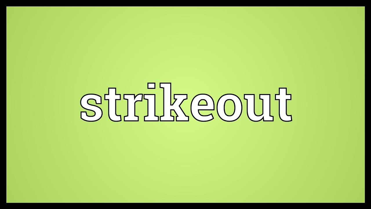 Definition and Use of Strikethrough