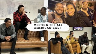 MEETING THE ALL AMERICAN HOMECOMING CAST!!!