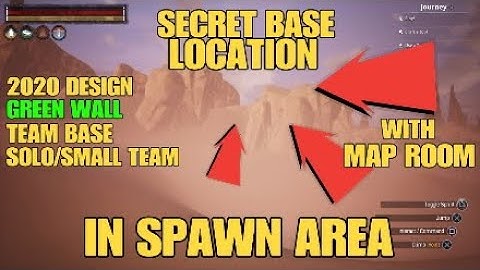 Secret Base Location For Solo & Team Players on Conan Exiles | SPAWN DESERT AREA!
