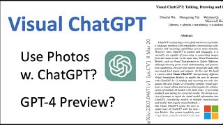 Microsoft AI, Visual ChatGPT: A System for Text and Visual-related Tasks