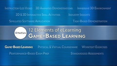 12 Elements of eLearning: Game-Based Learning