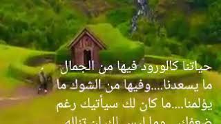 حياتنا كالورود~حالات واتس اب حزينة|كلمات حزينة|موسيقى+نغمات حزينة