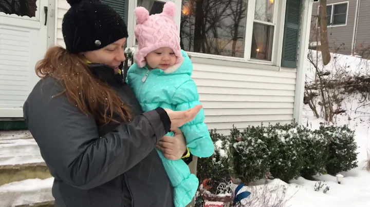 Josephine plays in the snow!