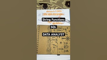 String functions in SQL #sql #dataanalyst #programming #learncoding