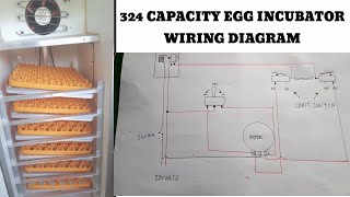 WIRING DIAGRAM NG AKING 324 CAPACITY EGG INCUBATOR/WITH AUTOMATIC AND MANUAL SWITCH