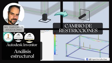 Inventor - Analisis estructural - Restricciones (Constraints)