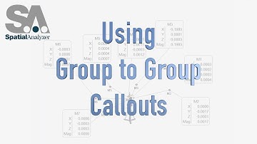 SpatialAnalyzer: How to Use Group to Group Callouts