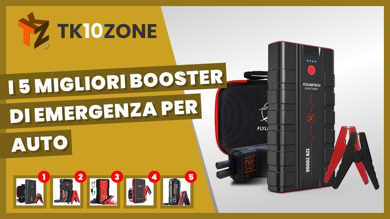 Avviatore Auto: I Migliori 10 Booster per avviare la batteria dell'auto