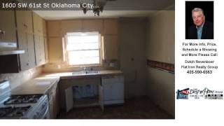 1600 SW 61st St, Oklahoma City, OK Presented by Dutch Revenboer.