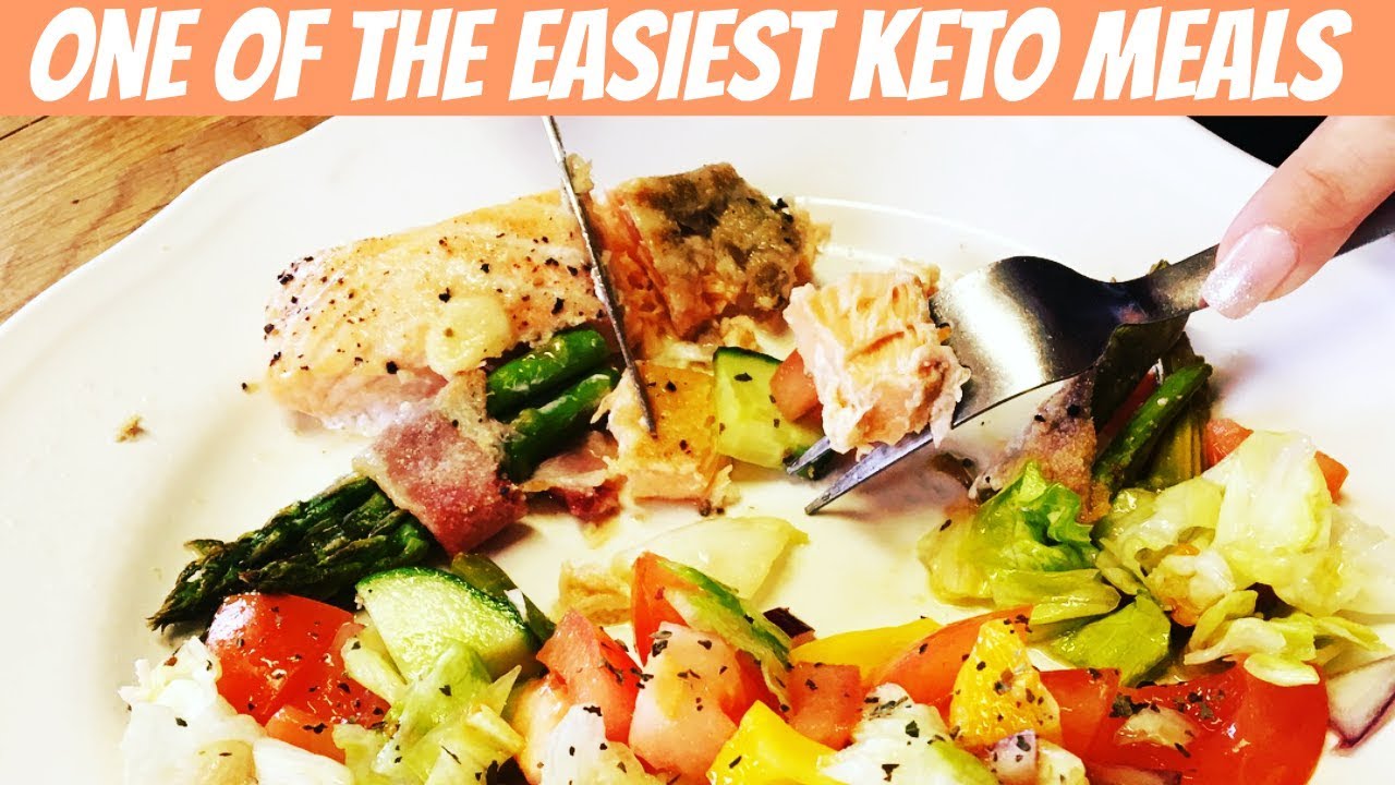 One of the simplest keto meals | making lunch for hubby - YouTube