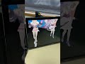 箱型液晶の中でホロライブEnglish Adventのみなさんに「ビビデバ」を踊ってもらいました！#shorts