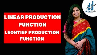 Linear and Leontief Production Function | BECC101/105 | IES | UGC NET ECONOMICS | ECONOMICS OPTIONAL
