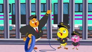 Foxie On The Railyard Eena Meena Deeka Season 3 Compilation Funny Cartoons