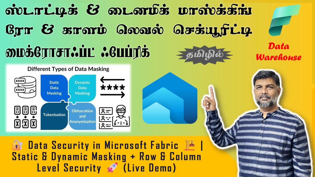 🔐 Data Security in Microsoft Fabric 🏗️ | Static & Dynamic Masking + Row ...