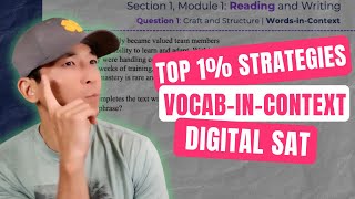 Top 1% SAT Reading Strategies: How I Solve Vocab-in-Context Questions