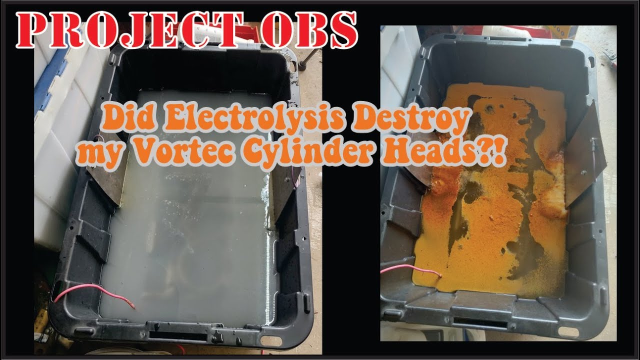 Trying Electrolysis on my Vortec Cylinder Heads