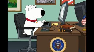 Family Guy | Brian Griffin: Speech Writer For First Black President