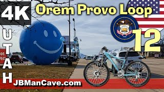 4K OREM PROVO Loop UTAH USA Bike Road Tour 12 Cycling  JBManCave.com by JB's Man Cave 131 views 1 month ago 46 minutes