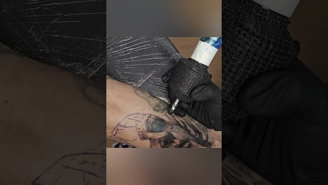 Tattoo time-lapse... broken mask